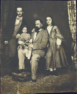 Alexander Herzen with His Children After the Death of His Wife Natalie