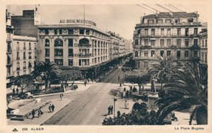 Algiers - Place Bugeaud, c1930