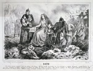 Allegorical Cartoon, Franco-Prussian War