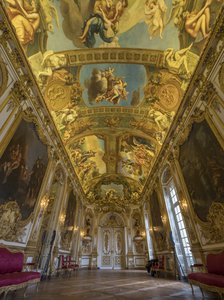 Allegory of the Sun (vault painting) by Francois Perrier by Unbekannt