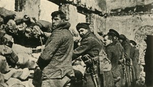 Allied Soldiers in Flanders, First World War by Unbekannt