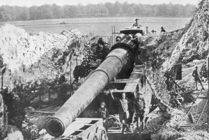 American 14 inch railway gun, Meuse-Argonne Offensive, France