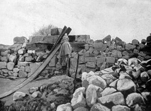 An Algerian Soldier on Sentry Duty, Artois, France