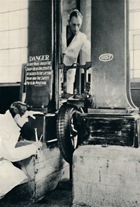 An Impact Test in the Dunlop Test House, 1937 by Unbekannt
