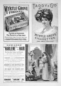 An Advertising Page in the Illustrated London News, Christmas Number by Unbekannt