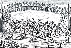 An early form of football by Unbekannt