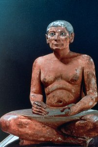 Ancient Egyptian Figure of a Seated Scribe