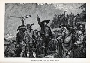 Andreas Hofer and his Compatriots, 1882 by Unbekannt