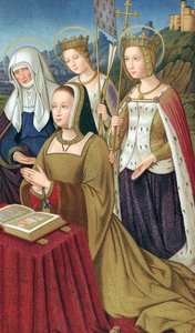 Anne of Brittany, Duchess of Brittany and Queen of France by Unbekannt