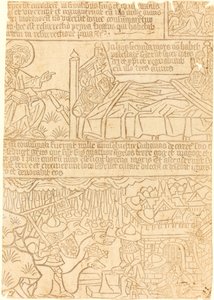 Apocalypse of John, Leaf 42, c. 1465 by Unbekannt