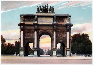Arc de Triomphe, Paris, c. 1900 by Unbekannt