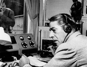 Aristotle Onassis on her yacht by Unbekannt