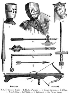 Armour and weapons of the 13th century by Unbekannt