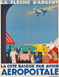 Aéropostale. The Basque Coast by Unbekannt