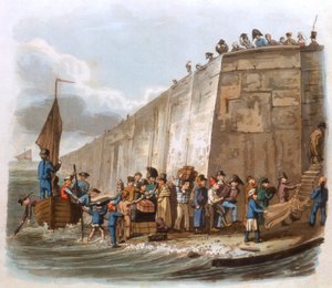 Arrival at Calais