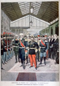 Arrival of General Tchertkoff Chertkov, Russian Ambassador to France, Paris by Unbekannt