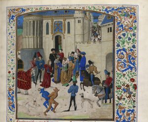Arrival of Isabeau de Bavaria in Paris, ca 1470-1475