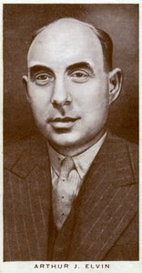 Arthur J Elvin, British boxing promoter, 1938 by Unbekannt
