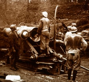 Artillery, Bois du Chatelet, France