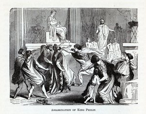 Assassination of King Philip by Unbekannt