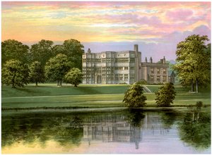 Astley Hall, Lancashire, Home of Baronet de Hoghton, c1880 by Unbekannt