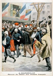 At Marseille, The Return of Wounded French Soldiers from China