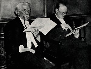 At a Public Dinner at the Connaught Rooms, 20 November 1934 by Unbekannt