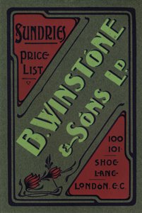 B. Winstone & Sons Ltd. Advertisement, 1907 by Unbekannt