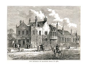 Bagnigge Wells, 1780 by Unbekannt