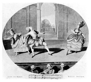 Ballet Tragique, 1781 by Unbekannt