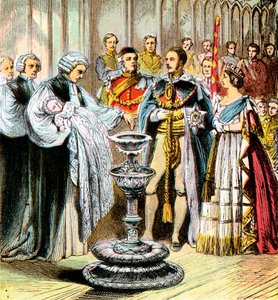Baptism of Prince of Wales by Unbekannt
