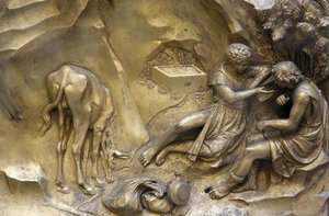 Baptistry of San Giovanni. Gate of Paradise. Cain and Abel, Florence, Italy by Unbekannt