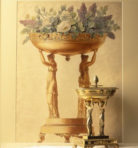 Basket Supported by Two Women by Unbekannt