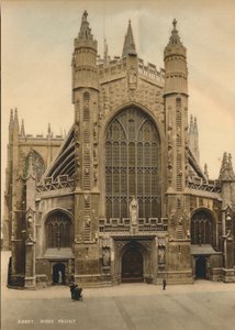 Bath Abbey, West front by Unbekannt