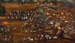 Battle Between Persians and Russians Near Sultanabad, 13 February 1812