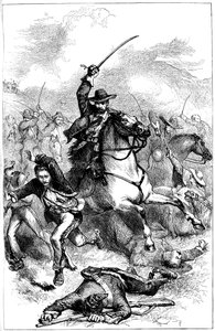 Battle of Buena Vista, Mexico by Unbekannt
