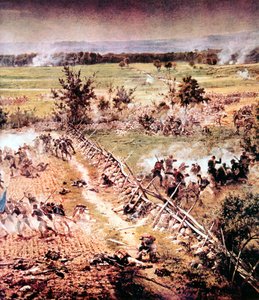 Battle of Gettysburg, American Civil War, 1-3 July 1863 by Unbekannt