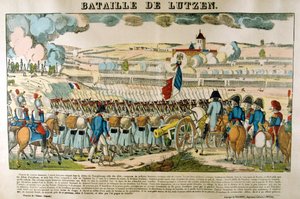 Battle of Lutzen by Unbekannt