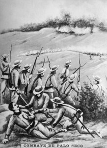 Battle of Palo Seco by Unbekannt