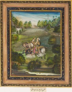 Baz Bahadur and Rupmati by Unbekannt