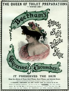 Beethams Glycerine and Cucumber Cream, 19th century by Unbekannt