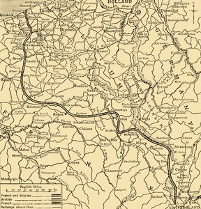 Belgian, British and French Positions, First World War, 1915, c1920 by Unbekannt