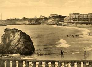 Biarritz - Hotel du Palais et la Baie, c1930