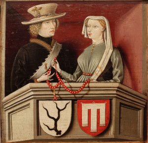 Portrait of the Couple Wilhelm IV, Count Schenk von Schenkens by Unbekannt