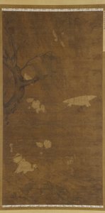 Birds, Willow Tree, and Flowers, Ming dynasty, 15th-16th century by Unbekannt