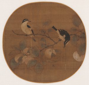 Birds on a Peach Branch by Unbekannt