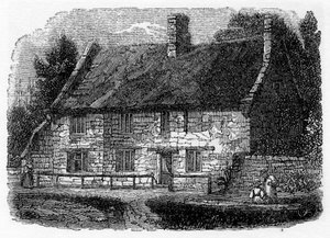 Birthplace of Reverend James Hervey, Hardingston, Near Northampton, 1840