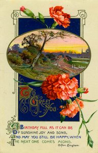 Birthday Postcard, c1911
