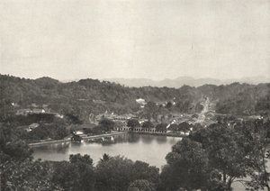 View of the Lake of Kandy from Gregory Road to NNW, 1926 by Unbekannt
