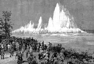 Blowing up Flood Rock